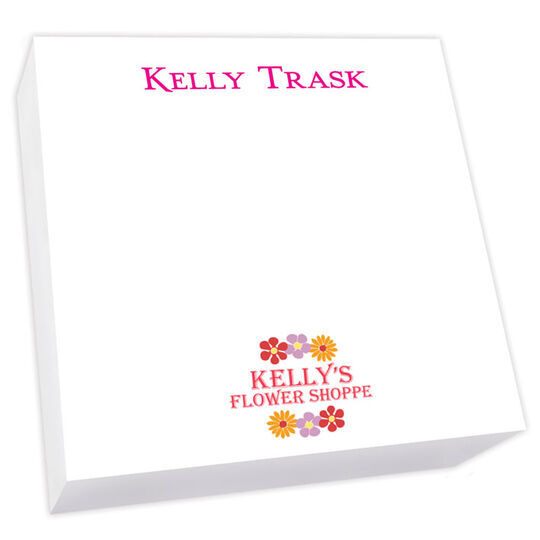 REFILL ONLY Your Full Color Custom Artwork Memo Square